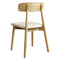 Levede 2x Dining Chairs Kitchen Chair Natural-1864183288890003457