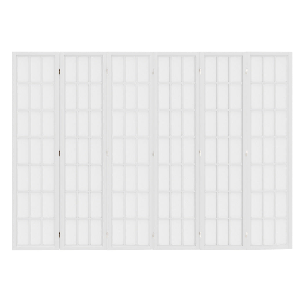 Levede 6 Panel Room Divider 170cm Freestanding Screen-1973193605967384577