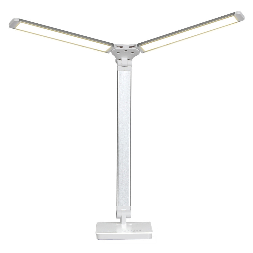 Emitto Double Head Desk Lamp LED Light Eye Caring USB-1919892815475773441