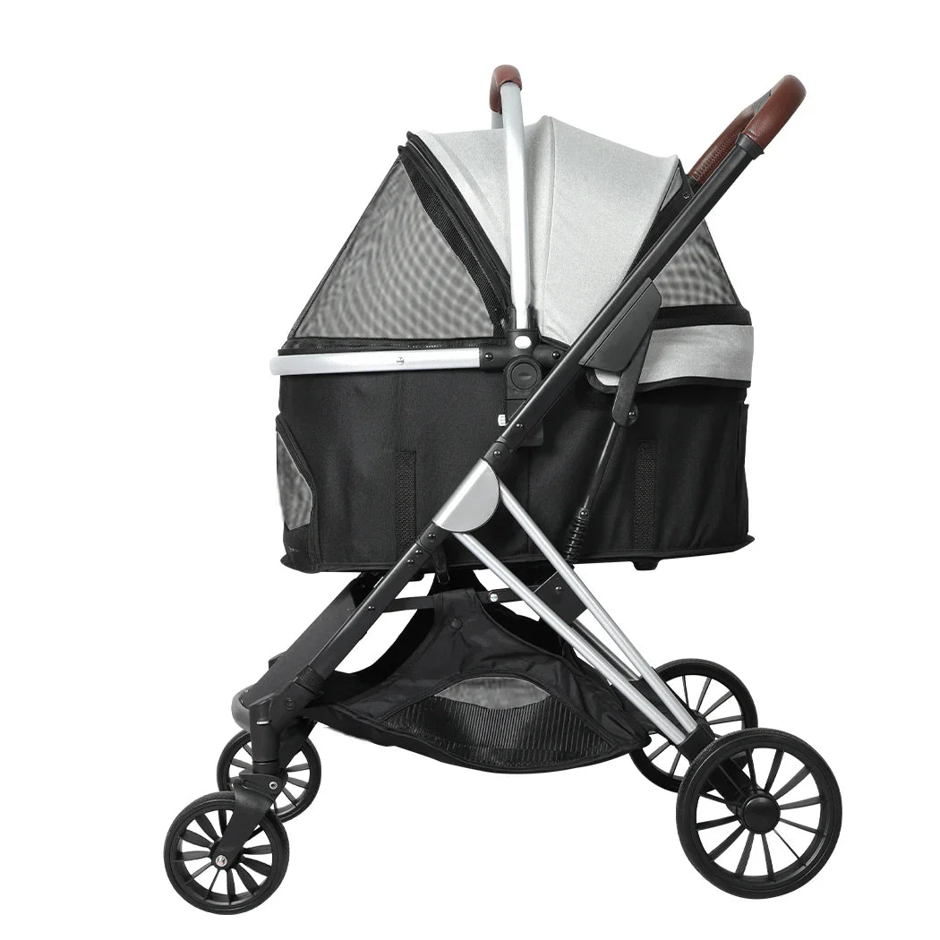 PaWz 4 Wheels Pet Stroller Dog Cat Pram-2018816887751839745
