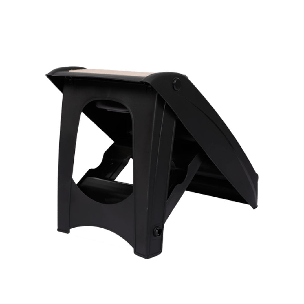 PaWz Pet Ramp Indoor Dog Steps Stair Black-2006733133592006657