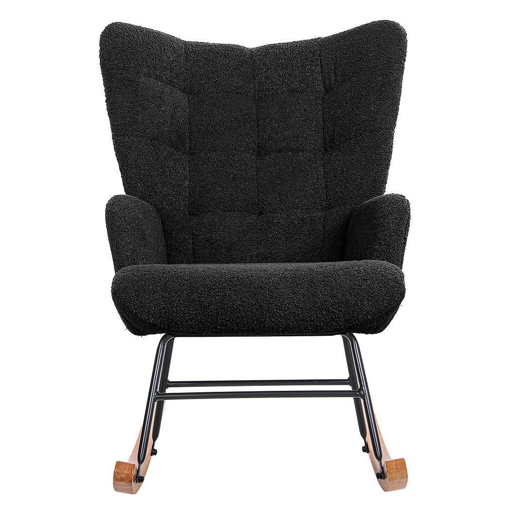 Levede Fleece Rocking Chair-2018816899860795393