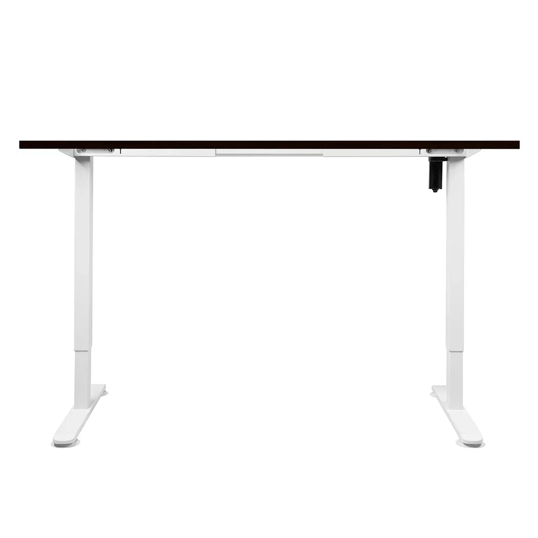Levede Motorised Standing Desk Adjustable 140cm Walnut 1000x 1MM-2018816933339729921