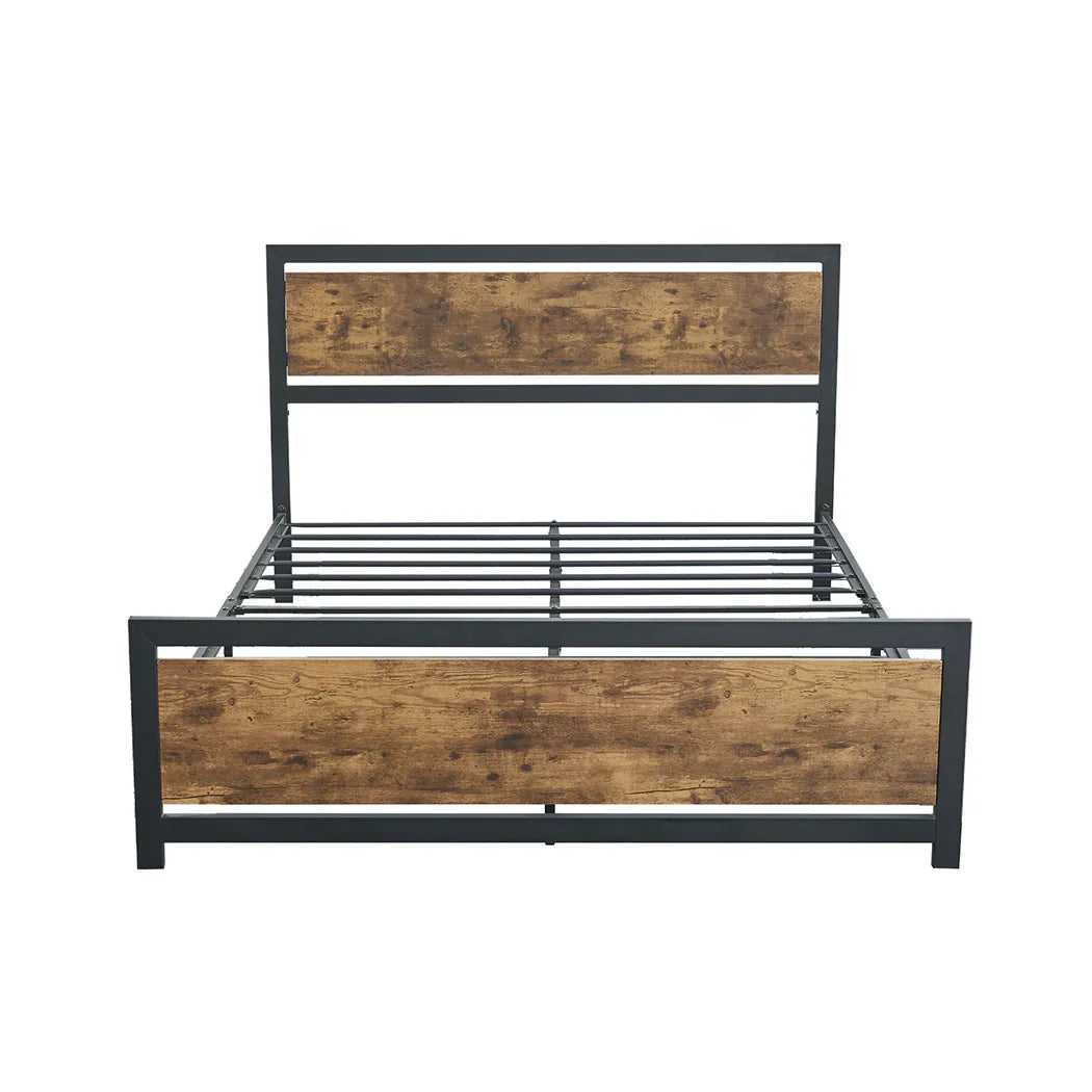 Levede Metal Bed Frame Mattress Base Queen-2006733225300463617