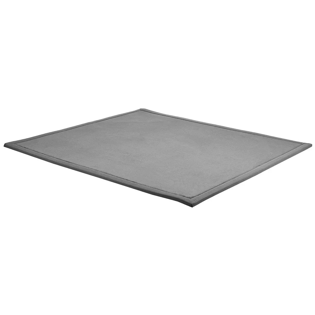 Marlow Coral Velvet Area Rugs Large Mat 120x200cm Grey-2018816744579272705