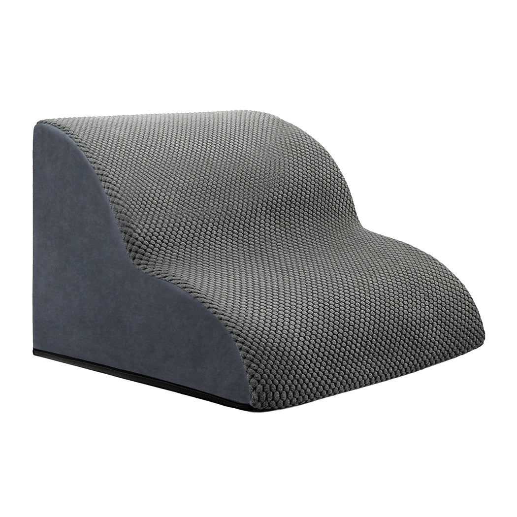 Pawz 2 Steps Pet Stairs Dog Ramp High Density Foam Grey-1938089883792969729