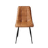 Levede 4x Dining Chairs Kitchen Chair Brown Faux Leather-1864183277611520001