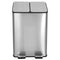 Toque 60L Pedal Bin Kitchen Waste Can Recycling Dustbin-2065254654639476737
