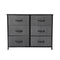 Levede Storage Cabinet Tower Chest Dark Grey-1864183275535339521