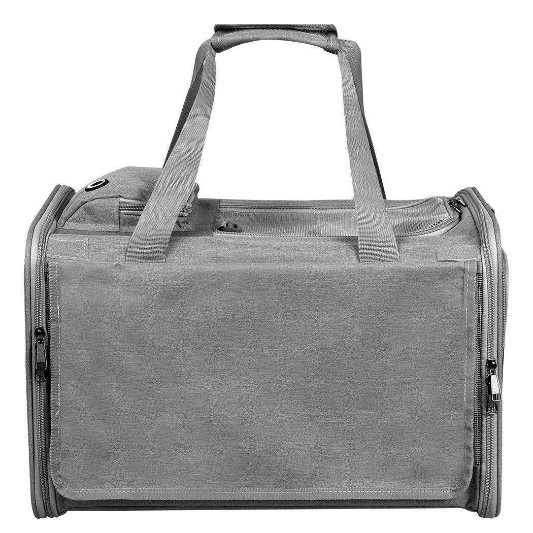 Pawz 3 in 1 Pet Soft Crate Dog Cat Carrier XL Size Grey-2006732695287238657