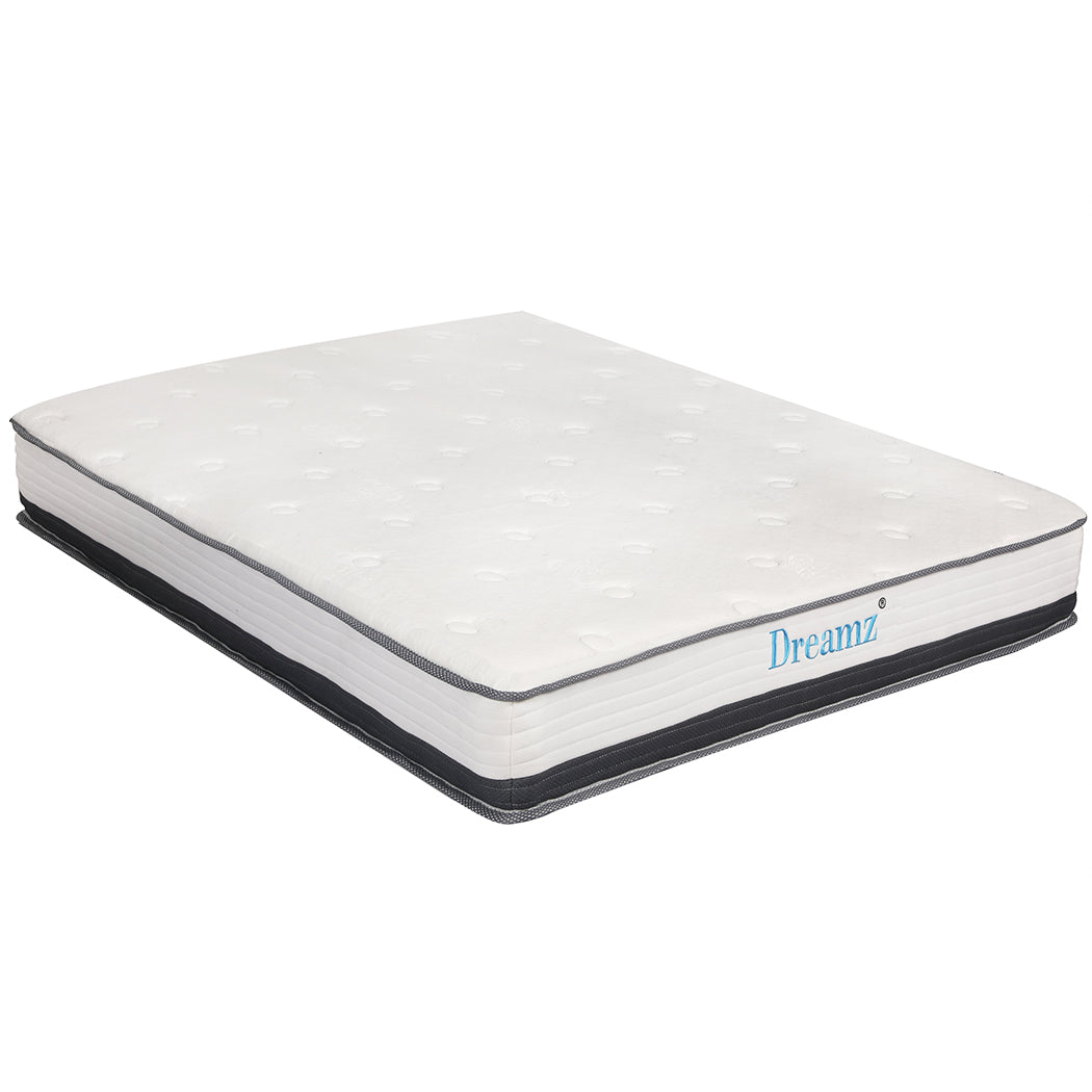 Dreamz Pocket Spring Mattress HD Foam Queen-2029387272859815937