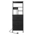 Levede Bedside Table with Charging Station 3 Drawer RGB Light Night Stand Black-2109799597017337858