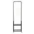 Levede Clothes Rack Heavy Duty Garment Rack 2 Shelf Locking Wheels Bedroom Black-2100034940497432577