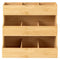 Toque Vertical Bamboo Tea Organizer Holds 180 Tea Bags-2006732763629228033