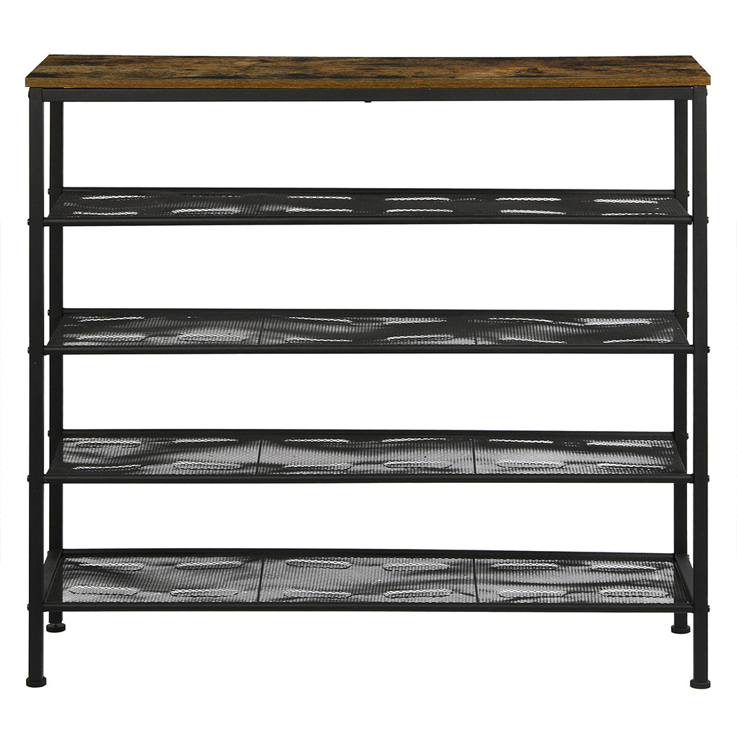 Levede 5-Tier Shoe Rack Storage Cabinet 100cm Wide-1864183516602961921