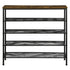 Levede 5-Tier Shoe Rack Storage Cabinet 100cm Wide-1864183516602961921