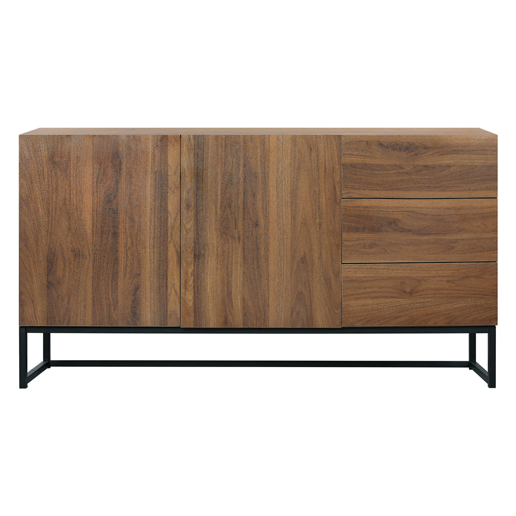 Levede Buffet Sideboard Storage Cabinet Walnut-1864183281034072065