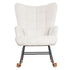Levede Fleece Rocking Chair-1894516730366136321