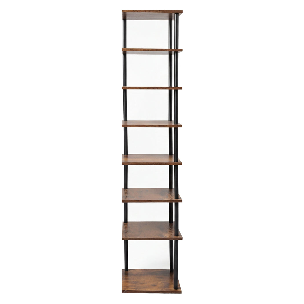 Levede Vertical Shoe Rack 8-Tier Space Saving Narrow Corner Organiser Storage-2050059010870218753