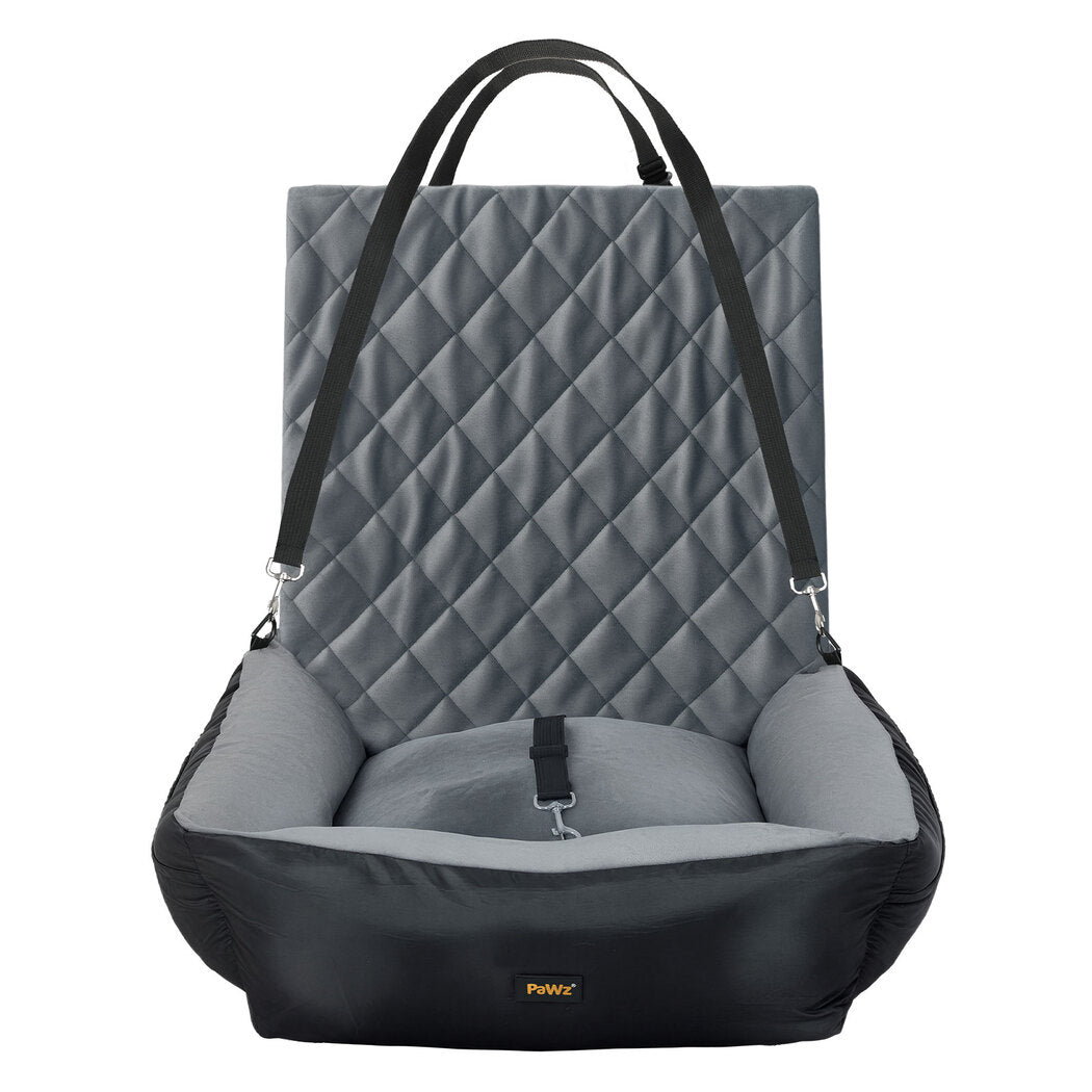 Pawz Pet Car Seat Dog Seat Travel Safety Booster Grey-2011971116188438529