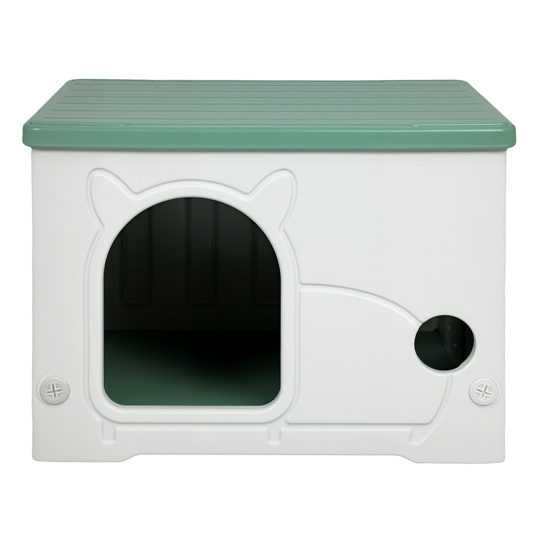 Pawz Outdoor Indoor Dogs Kennel Plastic Puppy Pet House-2050056793257807873