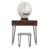 Levede Dressing Table LED Light Strip Brown