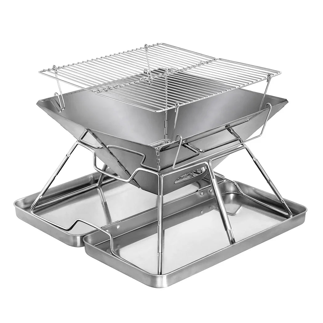 Levede Folding BBQ Portable Charcoal Grill 2-IN-1-2006732907498049537
