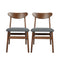 Levede 2xDining Chairs Kitchen Chair Brown 2Pack-2018816901869867009