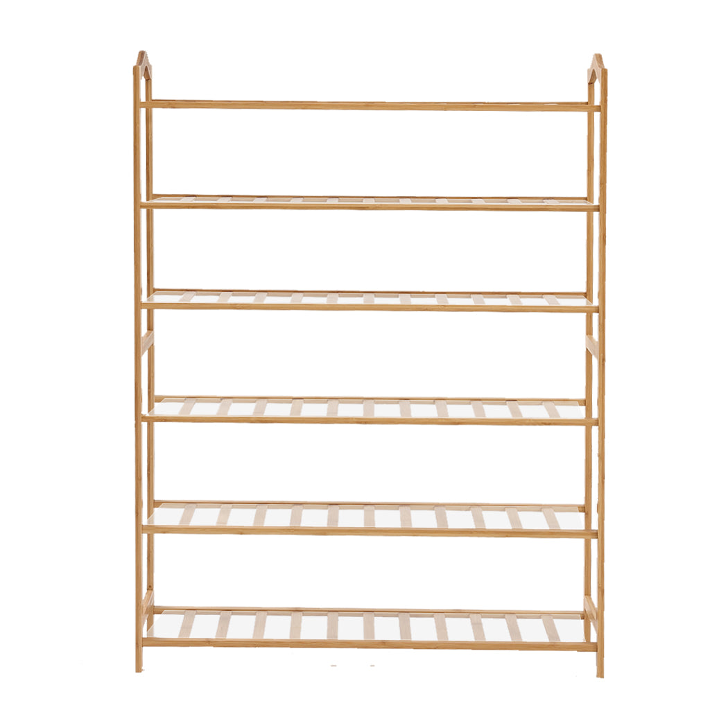 Levede Bamboo Shoe Rack Storage Wooden-2065254633709899776