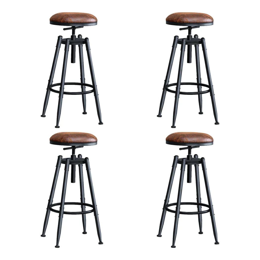 Levede 4x Bar Stools Industrial Kitchen-2018816924095483905