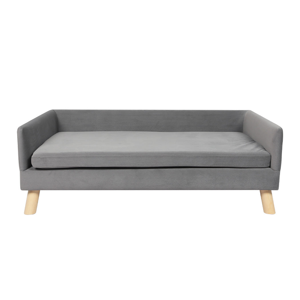 PaWz Pet Sofa Bed Dog Warm Soft Lounge Grey-2006732984127983617