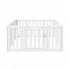 BoPeep Large Baby Playpen HDPE Safety Fence with 36 Suction Cups Indoor White-2100034970889359361