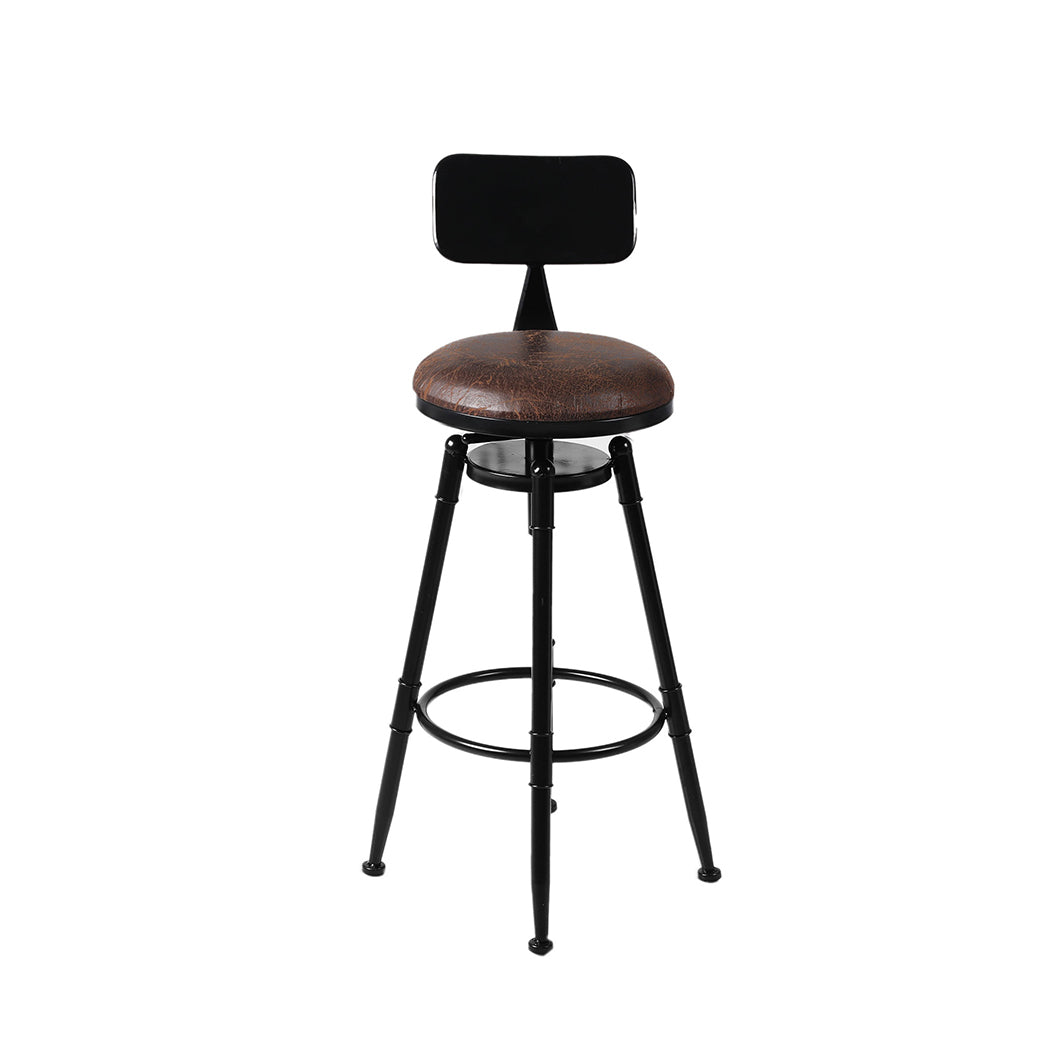 Levede 1x Industrial Bar Stools Kitchen-2102558505859944448