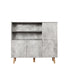 Levede Buffet Sideboard Storage Cabinet Grey-1864183278211305473