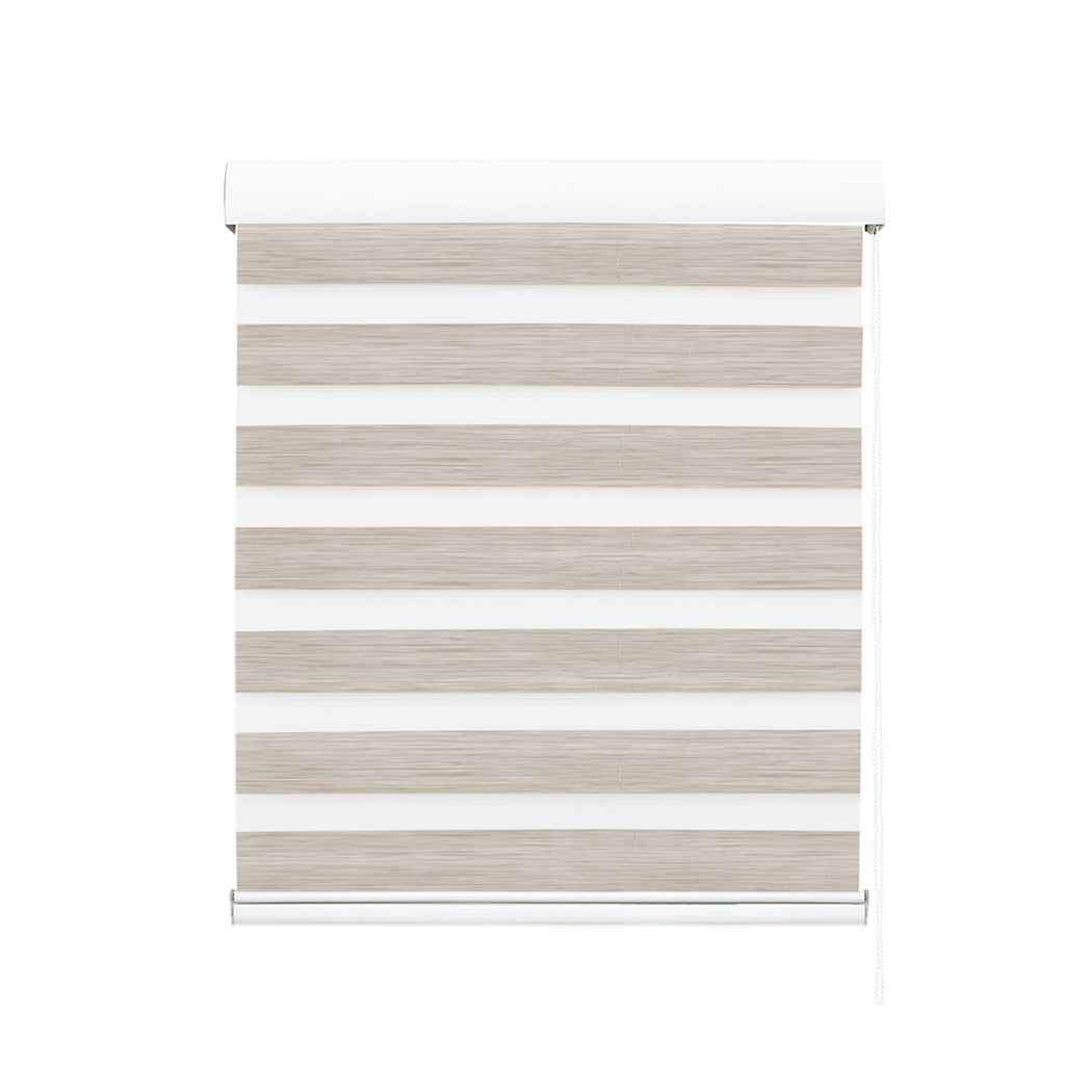 Marlow Blackout Zebra Roller Blind Curtains 150x210 Beige-1973194065277227009