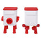 Pawz Auto Chicken Feeder and Waterer Set 12kg 11L Gravity Food Water Dispenser-2061251867471646721