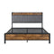 Levede Queen Bed Frame Tufted Headboard USB Charge-2006733226692972545