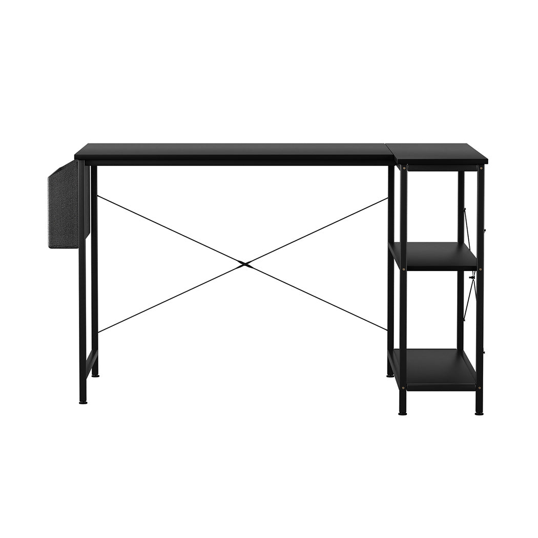 Levede L Shaped Computer Desk Corner Desk Black