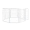 PaWz 8 Panel 40'' Pet Dog Playpen Puppy White 2.5kg Venison-1864183335576801281