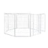 PaWz 8 Panel 40'' Pet Dog Playpen Puppy White 2.5kg Venison-1864183335576801281