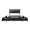 Levede Double Bed Frame PU Mattress Base Storage Drawer Headboard USB Charge-2100034935908864001