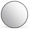 Yezi 60cm Wall Vanity Mirror Round Decorative Bathroom HD Glass Anti-explosion-2050059008861147137
