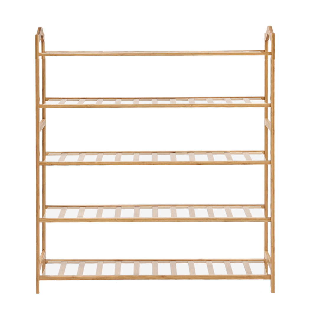 Levede Bamboo Shoe Rack Storage Wooden-1864183515126566913