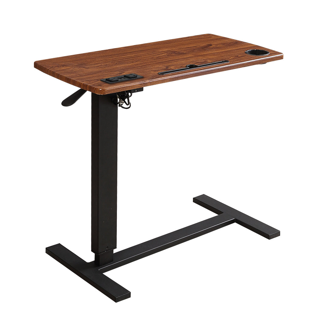 Levede Standing Desk Height Adjustable Brown-1864183343168491521