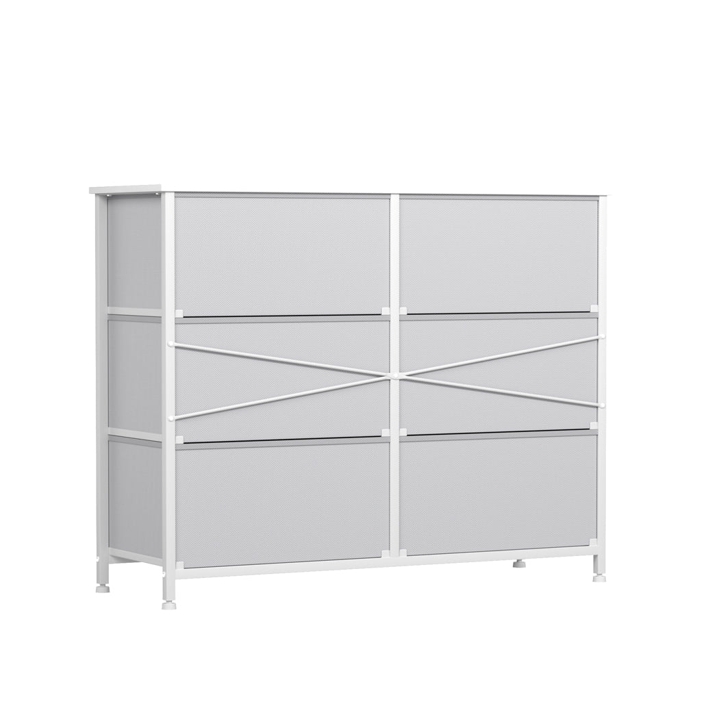 Levede 6 Chest of Drawers Storage Cabinet-1864183290831966209