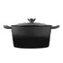 TOQUE 4L Enamel Dutch Oven Pot in Black Colour-2018816771812888577