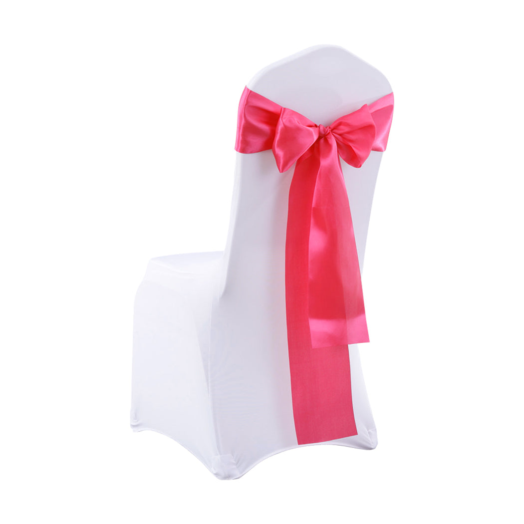 20x Satin Table Runners Chair Sashes Mauve-2065254450003578881