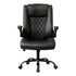 Levede Executive Office Chair Footrest PU Leather Tilt Gaming Work Seat Black-2050056783220838401