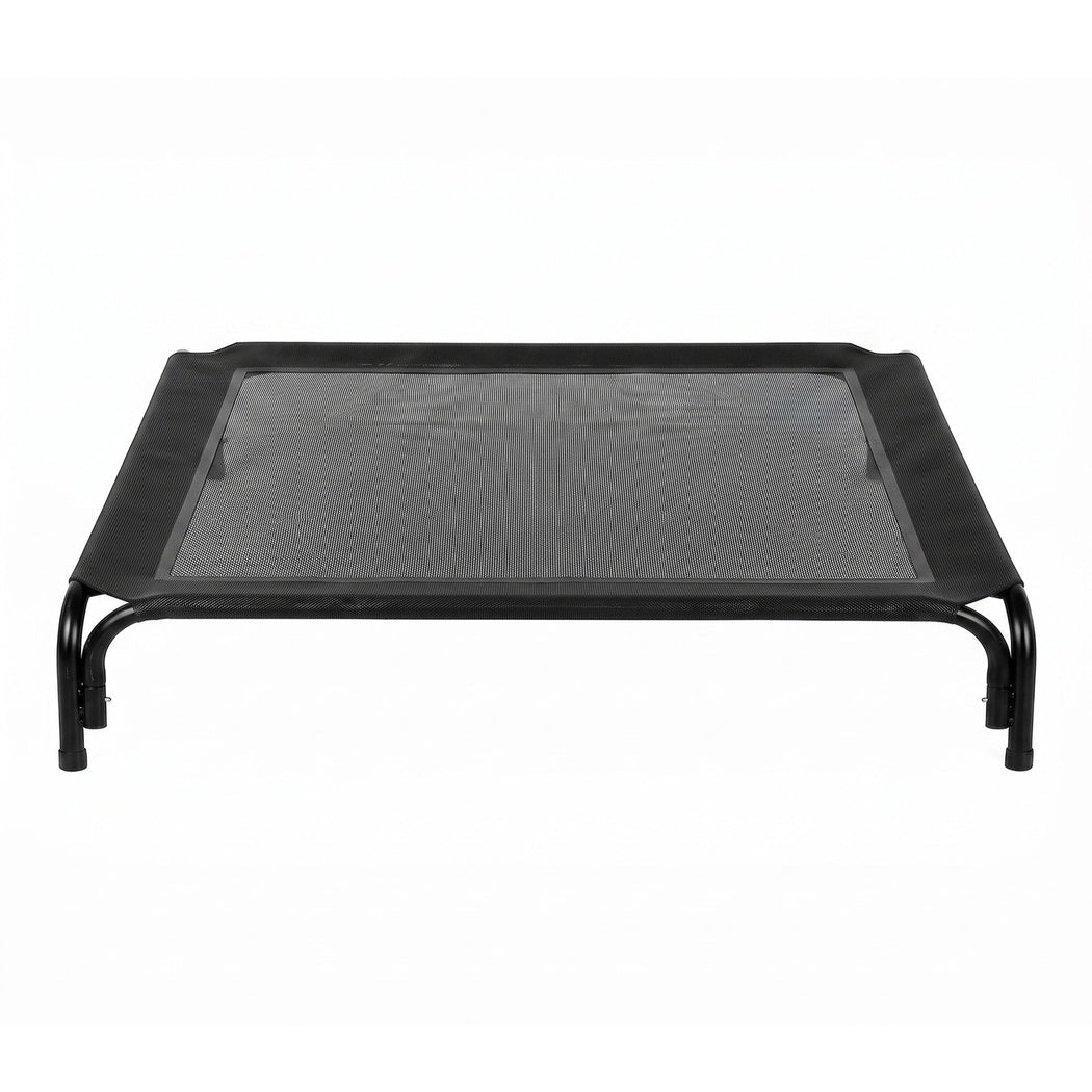 PaWz Raised Dog Bed Elevated Cooling Breathable Mesh for Indoor Outdoor Black-2100034993425354753