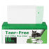 Pawz Cat Litter Bags 30 Pcs 94 x 45cm Drawstring 10kg HDPE White Green-2100034990661308417